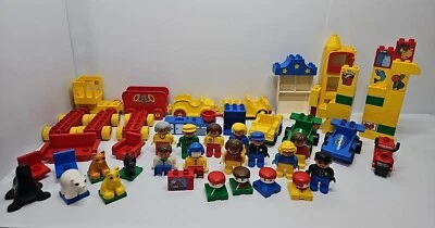 Vintage 1970s & 80s Duplo Bulk Lot Circus Motorcycle Kitchen Lego  • $59.95