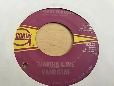 £10 • Buy MARTHA AND THE VANDELLAS ~ I’m Ready For Love  ~GORDY 7056 ~WHEEL OLDIE 