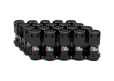 Project Kics R40 Iconix Lug Nuts - 12x1.5 Black W/ Black Caps (20 Lugs) • $236