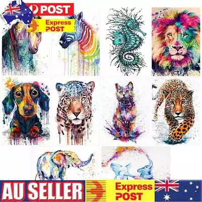$12 • Buy 5D DIY Full Drill Diamond Painting Animal Cross Stitch Embroidery Kit Wall Art