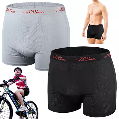 Men Women Cycling Shorts MTB Bicycle Underwear Pants With Sponge Gel 3D Padded • $12.98