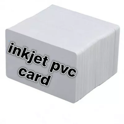 100 X Inkjet PVC Card ID Card Printable For Epson R290 R330 R390 L800 L801 L805  • $25.99