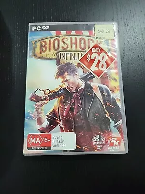 Bioshock Infinite PC DVD ROM 2K Irrational Games 3 DISCS VGC Free Postage • $15