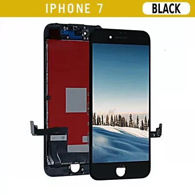 For IPhone 7 Black A1778 A1660 A1780 Replacement LCD Screen 3D Touch Display UK • £10.39