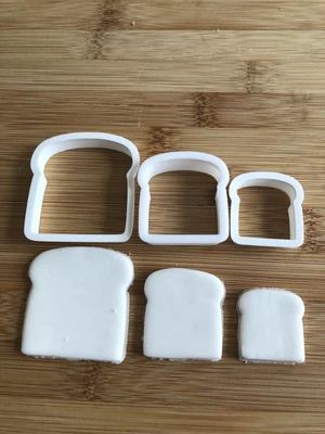 £4.50 • Buy Set Of 3 Medium To Small Size 🍞 Toast /bread/Cutters 🇬🇧made In The Uk.