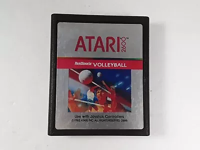 RealSports Volleyball (Atari 2600 1982) Cart Missing End Label • $4.99