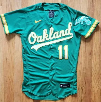 *WOW* NIKE Oakland ATHLETICS FUJINAMI AUTHENTIC Jersey Men 40 Baseball Shirt Mlb • $274.25