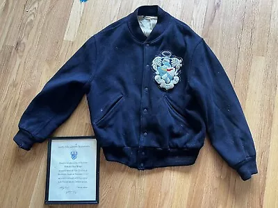 Vintage Sigma Tau Gamma Fraternity Crest Shield Jacket Coat 1965 College Chapter • $129.99