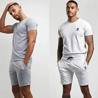 Gym King Mens Origin Twin Set Shorts T-Shirt Slim Fit Tracksuit Sold Separately • £12.99