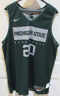 Michigan State Spartans Joey Hauser Nike Practice Basketball Jersey Men's Large • $99.99