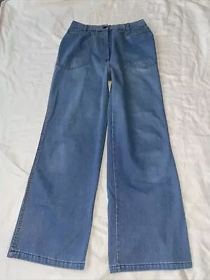 Vintage Sears Women’s 15/16 Bell Bottom Jeans High Waist Wide Leg Flare Size • $34.45