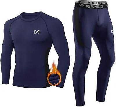 Men's Thermal Underwear Set Heavy Weight Sport Long Johns Base Layer Winter Ge • $50.48