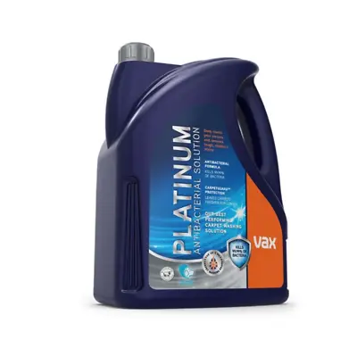 Vax Platinum Antibacterial 4L Carpet Cleaner Solution | 1-9-142405 • £44.98