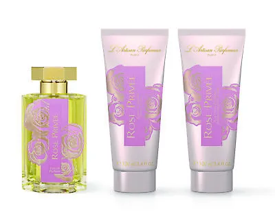 L'Artisan Parfumeur Rose Privee 3Pc GiftSet 3.4Oz EDP ShowerCream & Body Lotion • $72.78