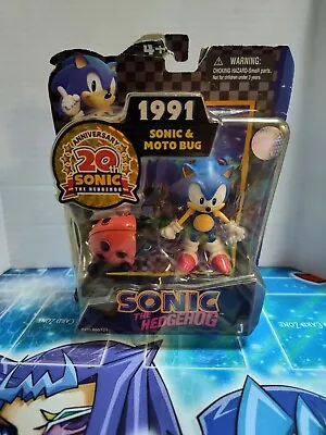 NEW Factory Sealed Sonic & Moto Bug 1991 Sonic The Hedgehog 20th Anniversary • $34.99