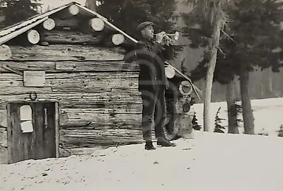 Early Photo Rangers Cabin. Mt Rainier Washington. C 1922 Rainier National Park • $24.95