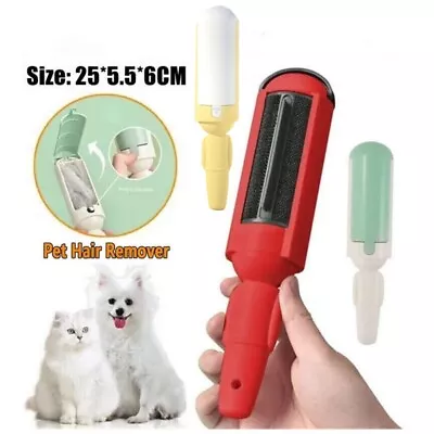 Pet Hair Remover Multi-function Double-sided Hair Brush Cat Dog Roller Scraper • £5.89