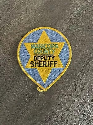 Vintage Obsolete Police Patch Maricopa County Deputy Sheriff Cop Officer Arizona • $14.99