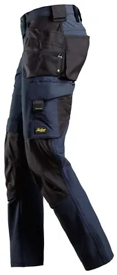 Snickers Allround Work Full Stretch Trousers Holster Pockets-6271 • £147.23