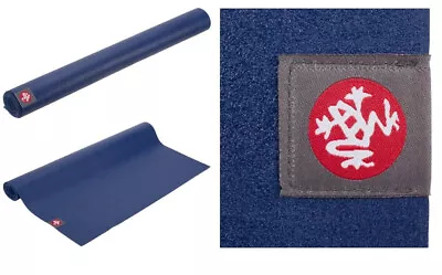 Manduka Eko Superlite Foldable Yoga Travel Mat 68” X 24  1.5mm New Moon Blue NEW • $39.99