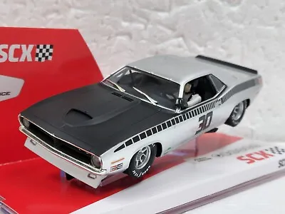 SCX U10432 Trans Am Cuda 1970 Silver 1/32 Slot Car • $59.95