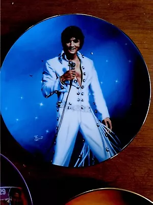 Elvis Presley Collectible Plates • $75