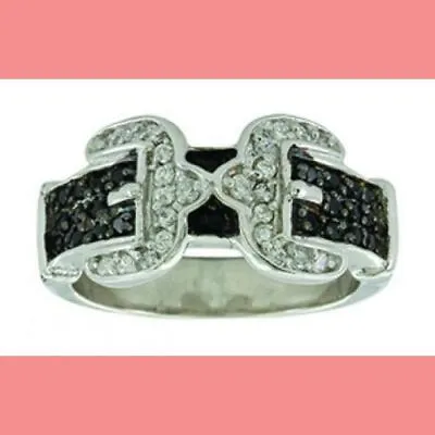 Montana Silversmith Double Buckle Ring Size 7 • $17.99