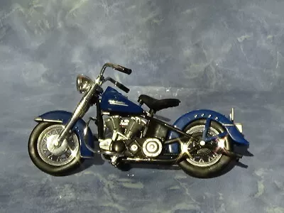Maisto Harley Davidson Vintage Blue 5  Long Diecast Motorcycle • $14.90