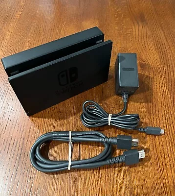 Genuine Nintendo Switch Charging TV Dock W/ OEM Power Adapter & HDMI Cable Set • $39.99