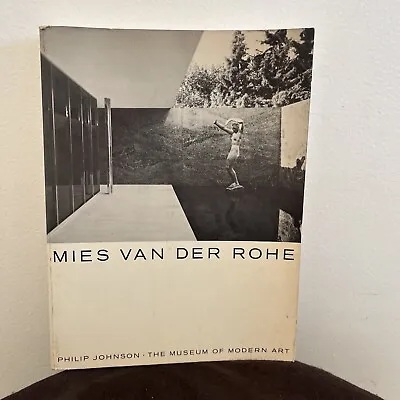 Mies Van Der Rohe By Philip Johnson 1978 3rd Ed Paperback VG Nice Copy • $39.99