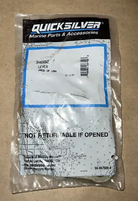 Quicksilver 34682 Lever Oem Control Housing Shift Lever New In Package • $90.30