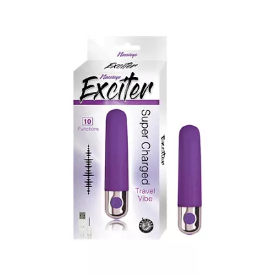 Exciter Travel Vibe Rechargeable Silicone Purple • $37.25