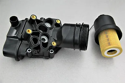 Oil Filter Housing W/ Filter For Audi/Volkswagen Vehicles OEM# 06F-115-397F • $49.97