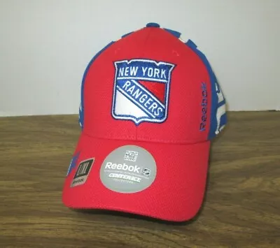 Brand New Nhl New York Rangers  Men's  Embroidered Reebok  Flex Fit Cap Hat L/xl • $13.95