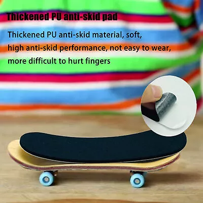 Black Fingerboard Grip Tape Protective Foam Nonslip Skateboards Tape Sticker • $17.09
