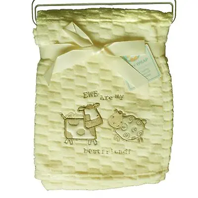 Sheldon Baby Blanket Best Friend Cream 0m+ Cot Pram Crib • £9.49
