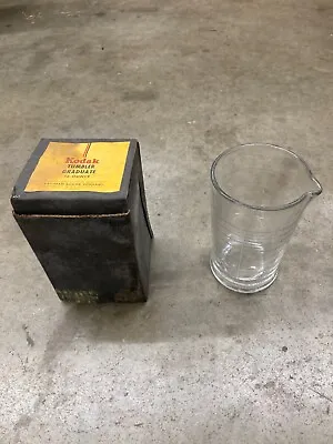 Vintage Kodak Graduated 16-Ounce Glass Tumbler/Measuring Beaker Eastman Kodal Co • $20