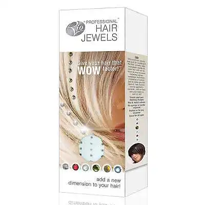 £7.99 • Buy Rio Hair Jewels Gems 300pc Crystals Diamante Jazzle Wedding Glitter Diamonds Art