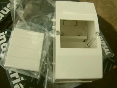 $16.95 • Buy Clipsal 4CC3 Surface Mount Switchboard Enclosure 3 Module Plastic White IP20