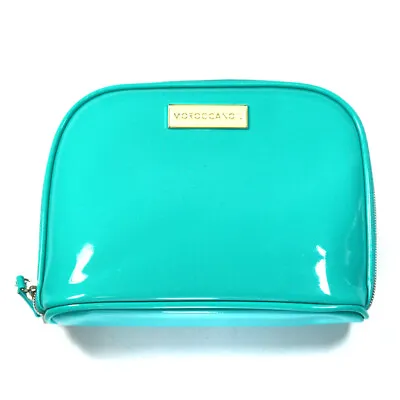 MoroccanOil Blue Cosmetic Makeup Travel Zipper Bag • $11.99