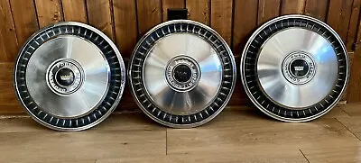 Set Of 3 - Vintage 1971-1976 Ford F100 F150 Galaxie LTD Torino 15  Hubcaps USED • $38