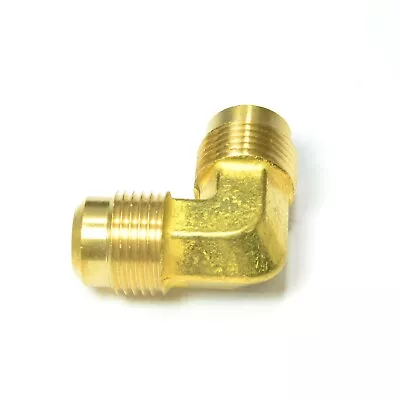 1/2 Male Flare Sae 45 Degree L Elbow Fitting Natural Gas Propane Hvac Rv Fuel • $8.98