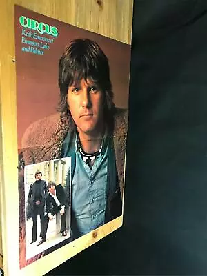 1977 VINTAGE 2PG COLOR MAGAZINE POSTER CENTERFOLD OF KEITH EmersonLake & Palmer • £19.91