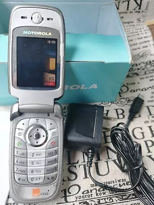 99% NEW  Original MOTOROLA V360 2G GSM Unlocked Flip Cellular Phone • $63