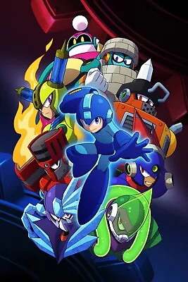 Mega Man Poster Wall Art Home Decor Photo Prints 16x24 20x30 24x36  • $24.99