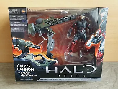 Halo Reach Warthog Accessory Gauss Cannon With Spartan Operator Custom Figure • £44.99