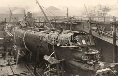 Ww2 Picture Photo German U Boat U-boat In Dry Dock 6684 • $5.90