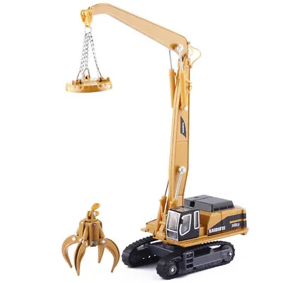 Material Handler Crane Toy 1/87 Scale Diecast Construction Vehicle Kids Gifts • $30.34