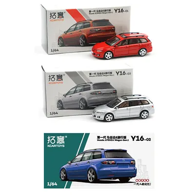 XCarToys 1:64 Mazda ATENZA Wagon Gen1 Silver / Red /Blue Diecast Model Car • $10.84