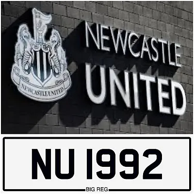 Nui 992 😎 Nu I992 Newcastle Utd Private Number Plate Bmw M3 M4 M5 Gtr Big Boss • £1195